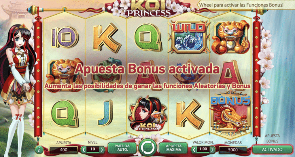 Koi Princess Bet Bonus